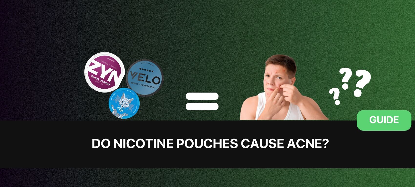 can nicotine pouches cause acne