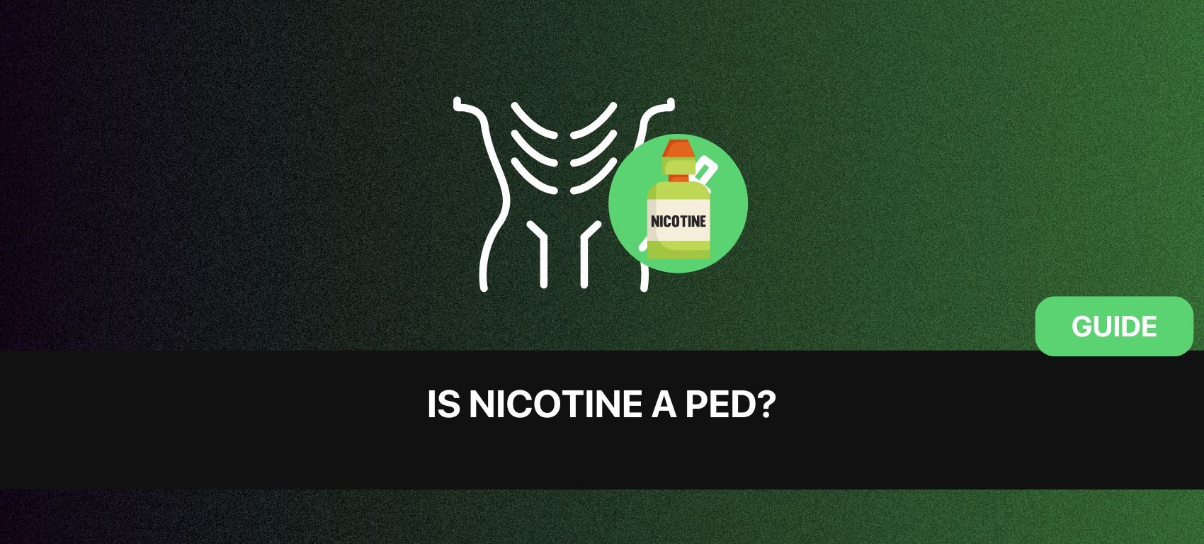 Is Nicotine a PED? Sports Performance, Science, & Bans