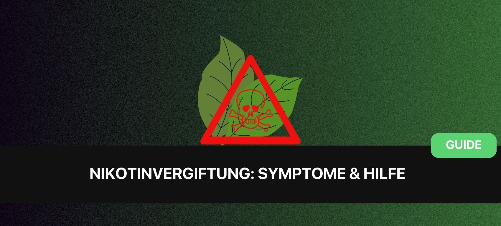 Nikotinvergiftung: Symptome, Erste Hilfe & Giftnotruf Deutschland