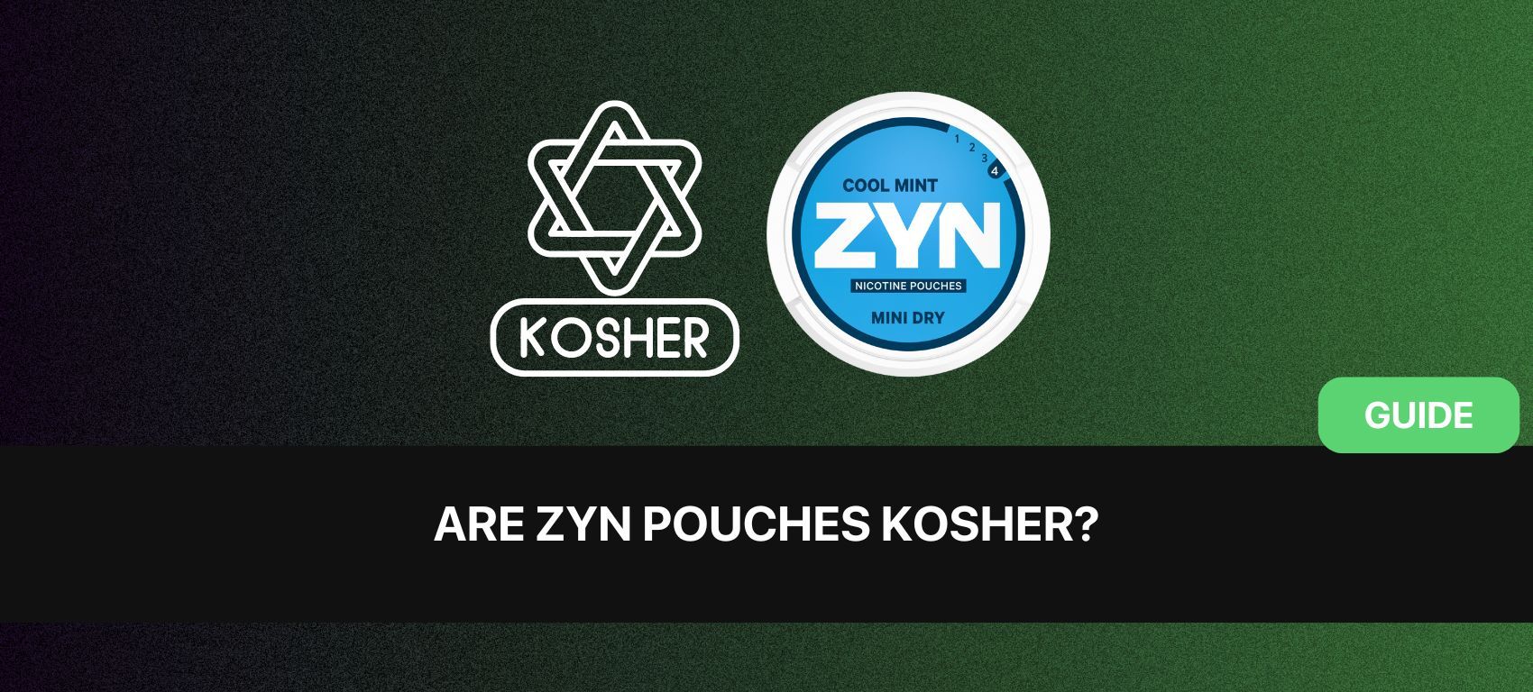 imagen de un zyn y un símbolo kosher