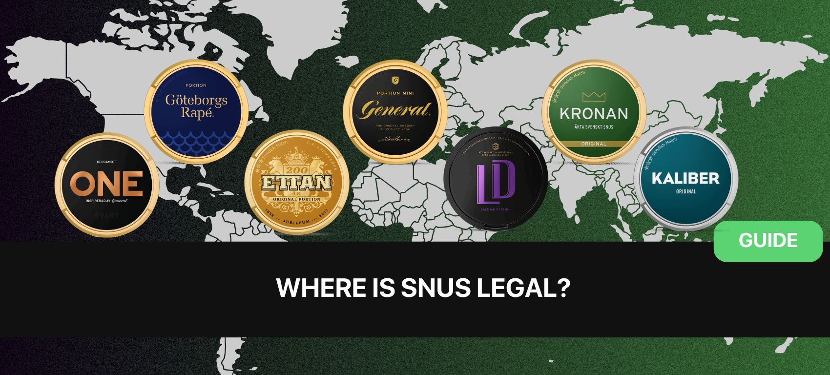 sweden act on tobacco-free nicotine products 2022 law Where is Snus Legal? Laws and Availability Worldwide in 2026