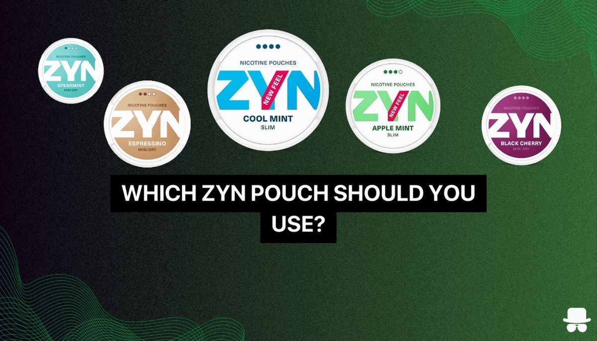an image of different zyn nicotine pouch strengths