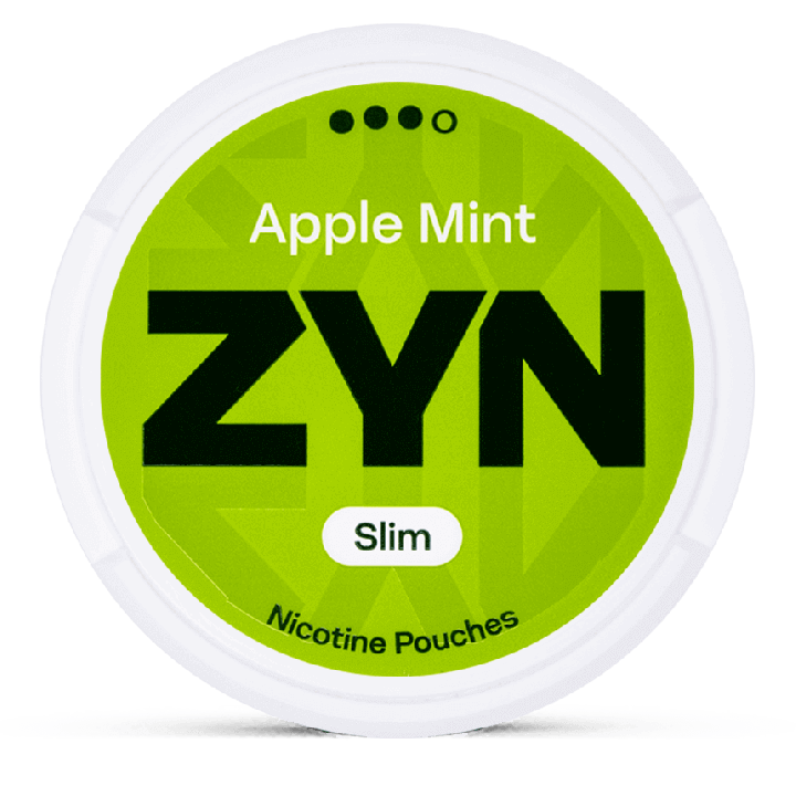 ZYN Slim Apple Mint Strong Product Label