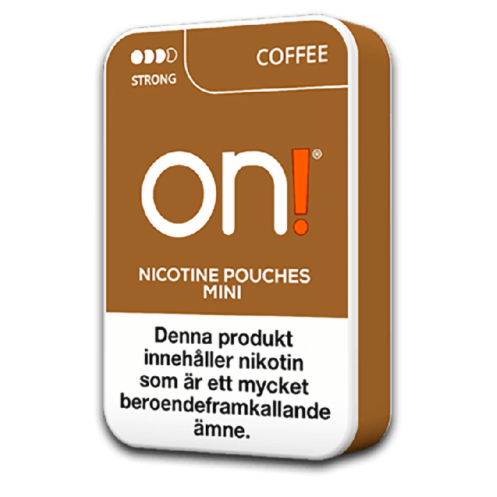 on! Coffee 6 mg Product Label
