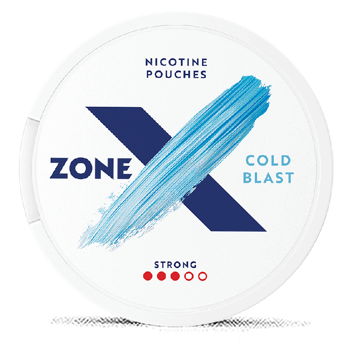 ZoneX Cold Blast Strong Product Label