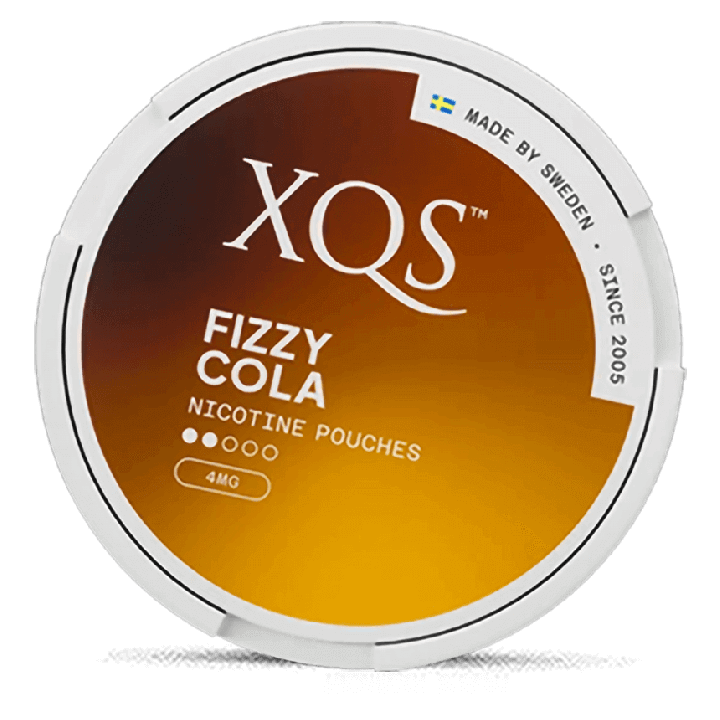 XQS Fizzy Cola 4 mg Product Label