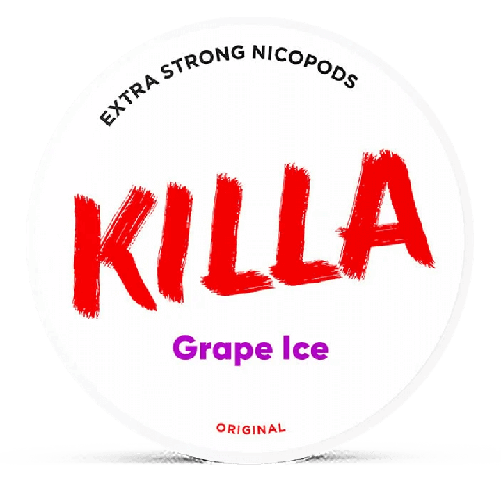 Killa Grape Ice Product Label