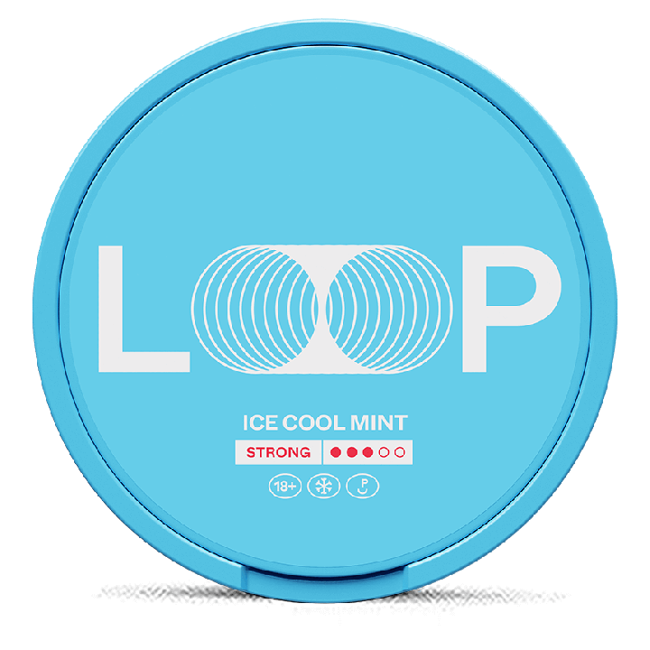 LOOP Ice Cool Mint Strong Product Label