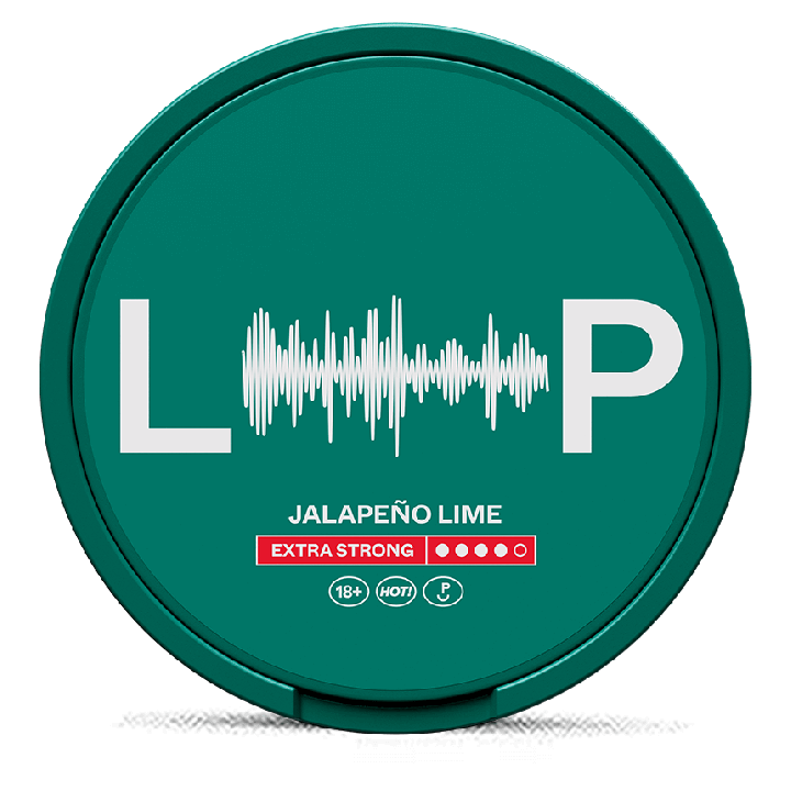 LOOP Jalapeno Lime Extra Strong Product Label
