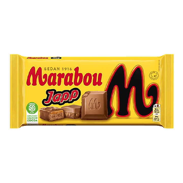Marabou Mjölkchoklad Japp 160 g