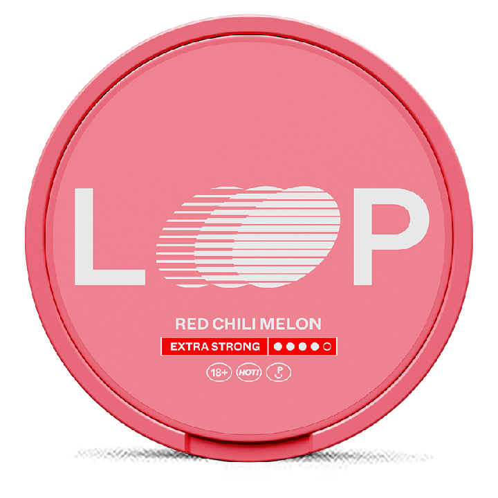 LOOP Red Chili Melon Extra Strong Product Label