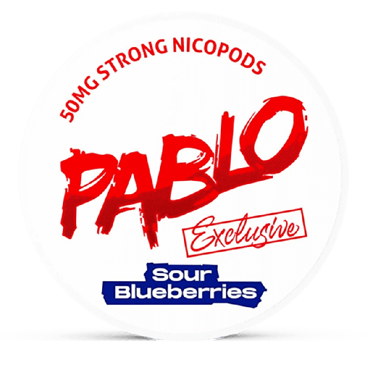 Pablo Exclusive 50 mg Sour Blueberries