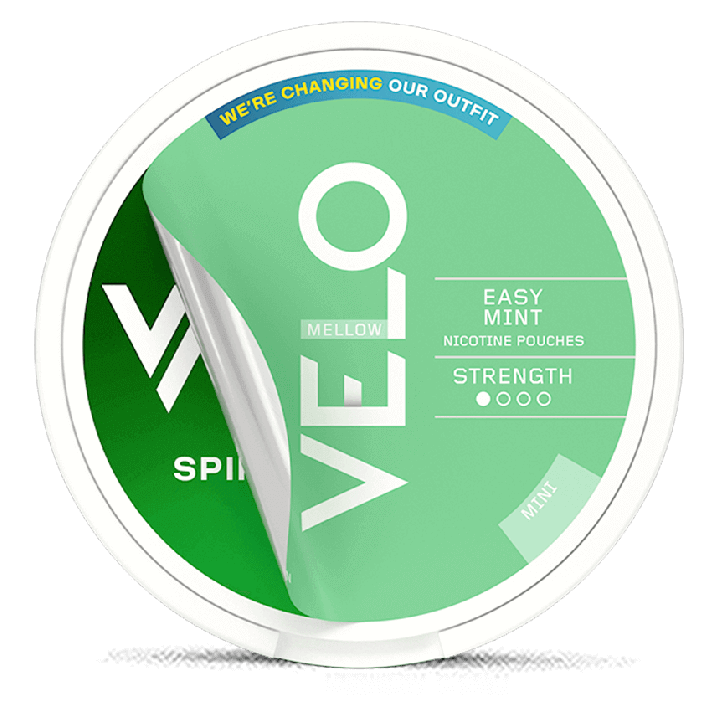 VELO Spiffy Spearmint Mini Product Label