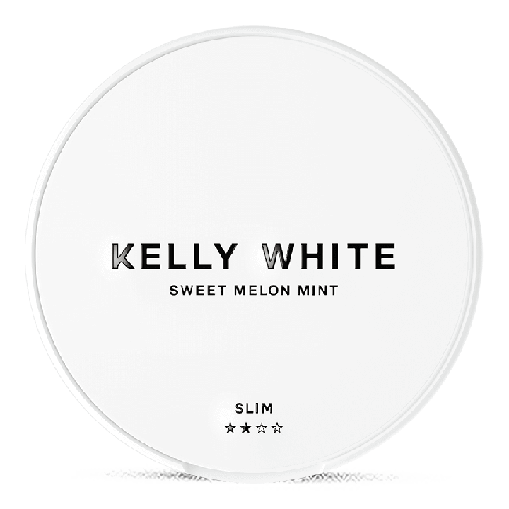 Kelly White Sweet Melon Mint Slim Product Label