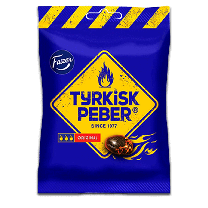 Tyrkisk Peber 150 g Product Label