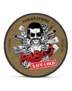 Pablo X-Ice Cold Super Strong Slim All White Product Label