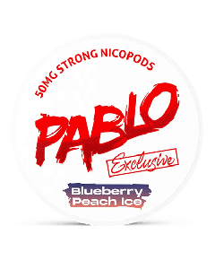 Pablo Exclusive 50 mg Blueberry Peach Ice