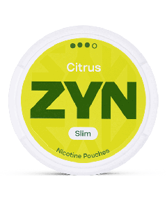 ZYN Slim Citrus Strong New Feel Product Label