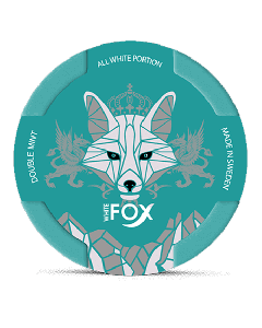 White Fox Double Mint Product Label
