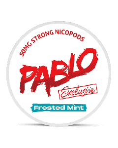 Pablo Exclusive 50 mg Frosted Mint Product Label