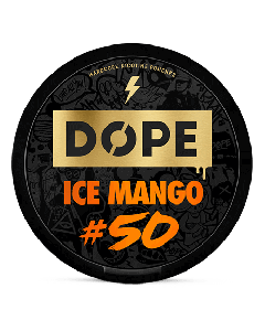 DOPE Ice Mango No. 50 Product Label