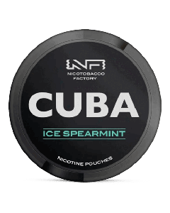CUBA Black Ice Spearmint Slim Product Label