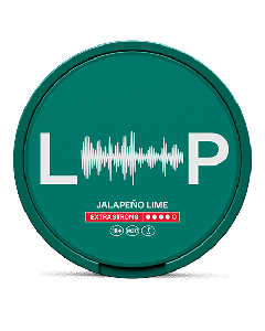 LOOP Jalapeno Lime Extra Strong Product Label