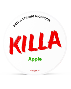 Killa Apple Extra Strong Slim All White Product Label