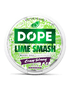 DOPE Lime Smash Crazy Strong Product Label