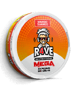 R4VE Mango Django 50 mg Product Label