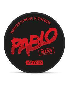 Pablo Mini Ice Cold Product Label