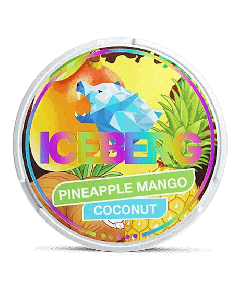 Iceberg Pineapple Mango Coconut Product Label