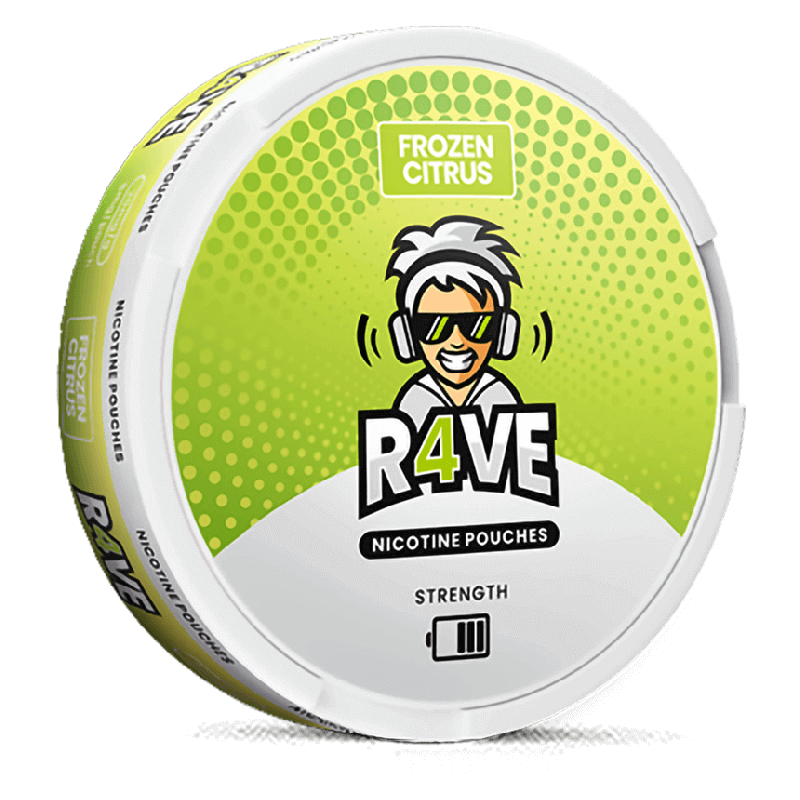 R4VE Frozen Citrus 10 mg Product Label