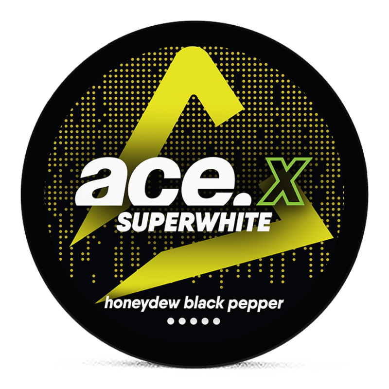 Ace X Honeydew Black Pepper Strong Product Label