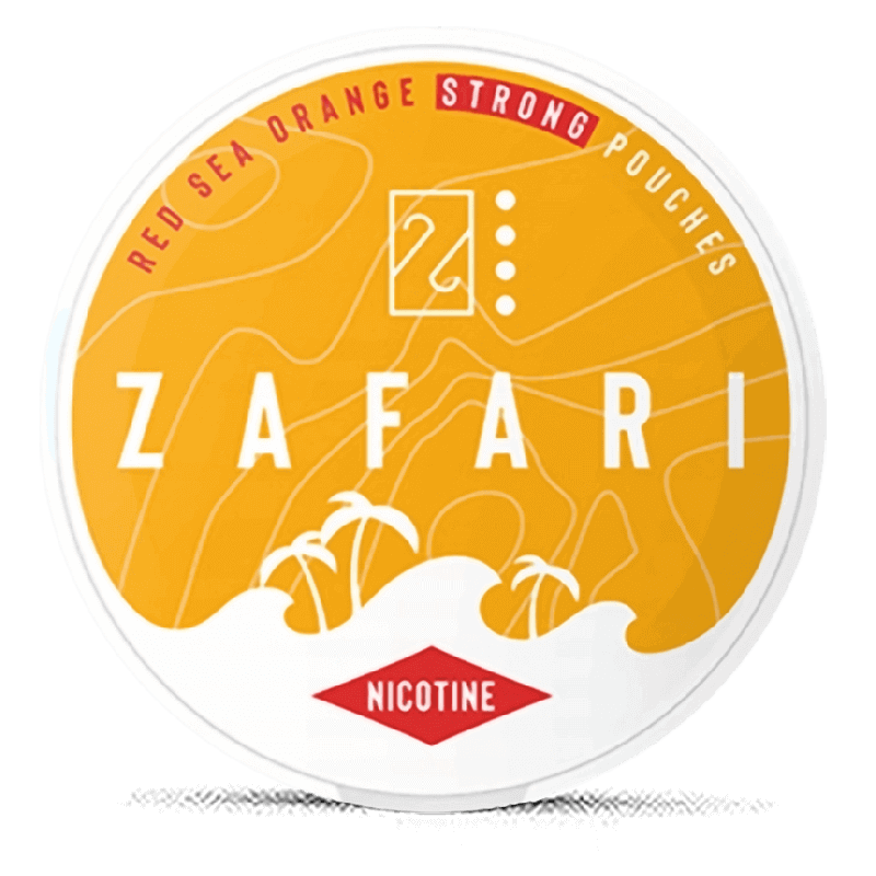 Zafari Red Sea Orange Strong Product Label