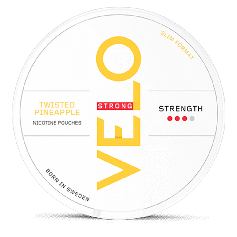 VELO Twisted Pineapple Product Label