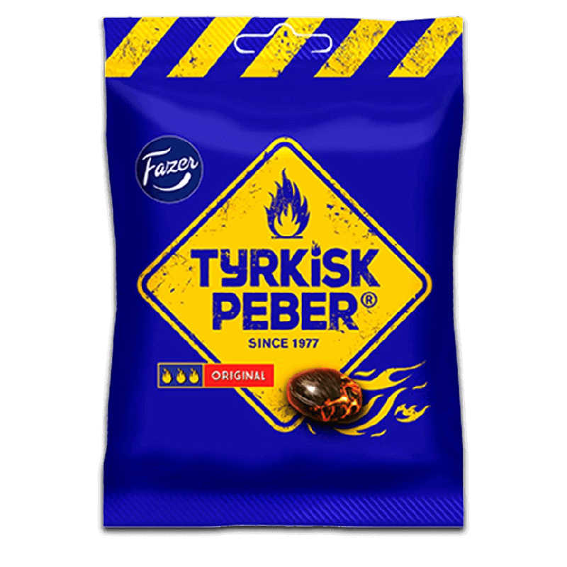 Tyrkisk Peber 150 g Product Label
