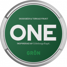 One Green White Portion Strong snus can at Snusdaddy.com