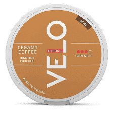 VELO Creamy Coffee Mini can at Snusdaddy.com