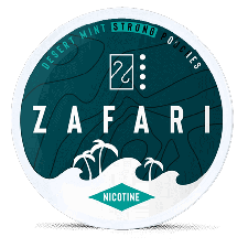 Zafari Desert Mint Extra Strong snus can at Snusdaddy.com