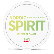 Nordic Spirit Elderflower snus can at Snusdaddy.com
