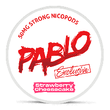 Pablo Exclusive 50 mg Strawberry Cheesecake
