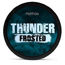 Thunder Frosted Original Portion Strong snus can at Snusdaddy.com