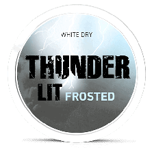 Thunder Lit Frosted White Dry Portion Extra Strong