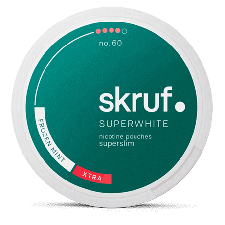 Skruf Superwhite no. 60 Frozen Mint Superslim Xtra Strong