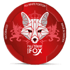 White Fox Full Charge snus can at Snusdaddy.com