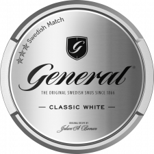 General White Portion snus can at Snusdaddy.com