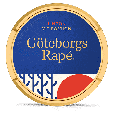 Göteborgs Rapé Lingon White Portion snus can at Snusdaddy.com