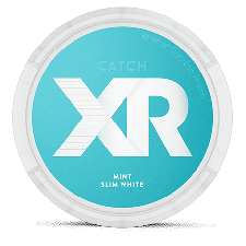 XR Catch Mint Slim White Portion snus can at Snusdaddy.com