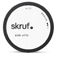 Skruf no. 25 Slim Original White Portion